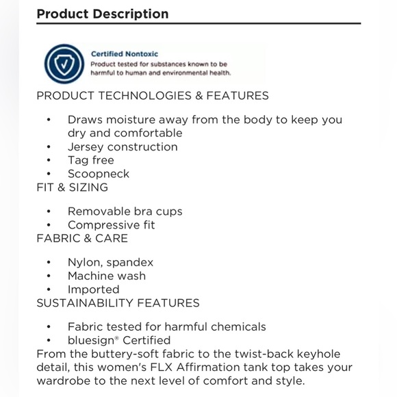 2 piece set! BLUE plus size athletic tank and matching skort EUC - Picture 14 of 15